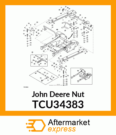 NUT, TOPLOCK 5/16 TCU34383