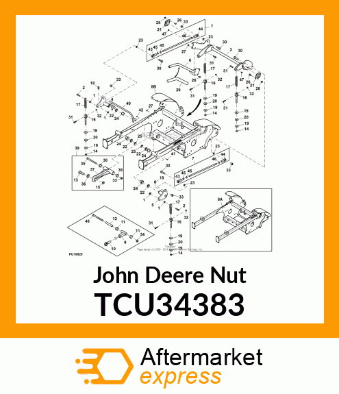 NUT, TOPLOCK 5/16 TCU34383