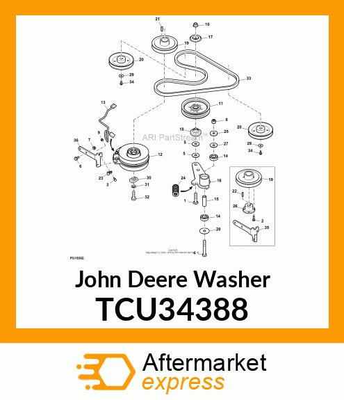 WASHER, FLAT, USS 7/16 Z5 TCU34388