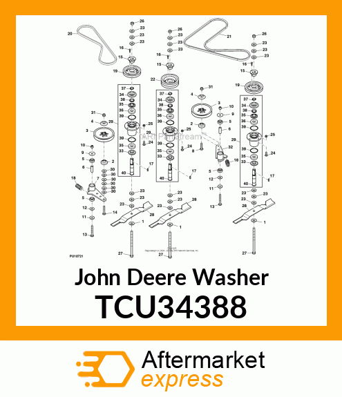 WASHER, FLAT, USS 7/16 Z5 TCU34388