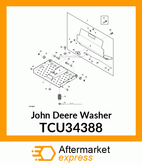 WASHER, FLAT, USS 7/16 Z5 TCU34388