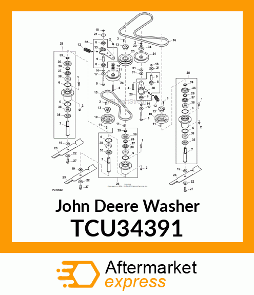 WASHER, FLAT, USS 5/16 Z5 TCU34391