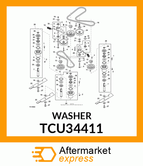 WASHER, 5/8 Z8 TCU34411