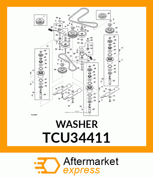 WASHER, 5/8 Z8 TCU34411