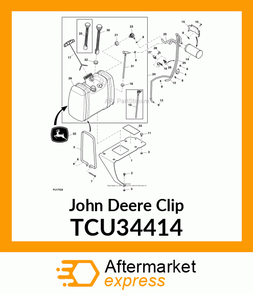 CLIP TCU34414