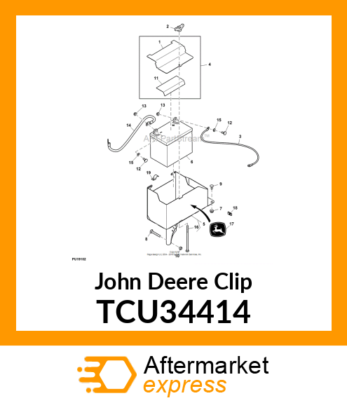 CLIP TCU34414