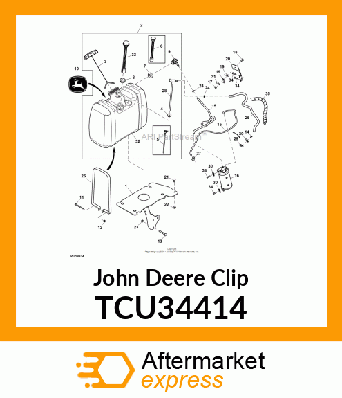 CLIP TCU34414