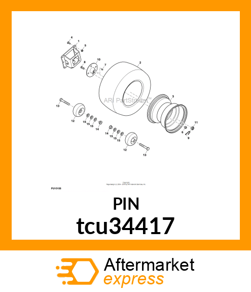 COTTER PIN 1/8 X 2 tcu34417