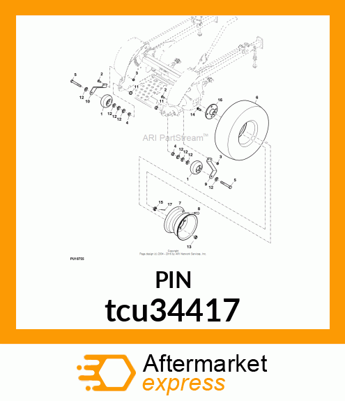 COTTER PIN 1/8 X 2 tcu34417