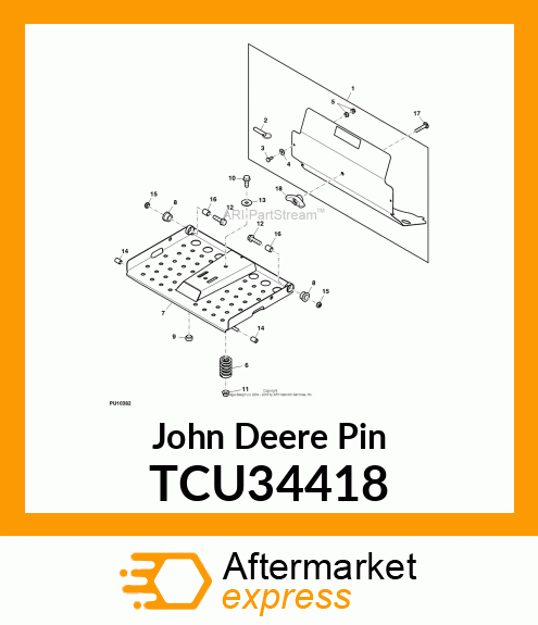 DETENT PIN .5 X 2.25" TCU34418