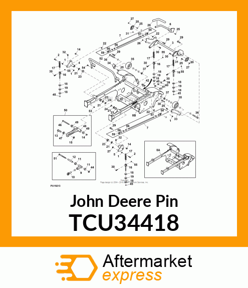 DETENT PIN .5 X 2.25" TCU34418