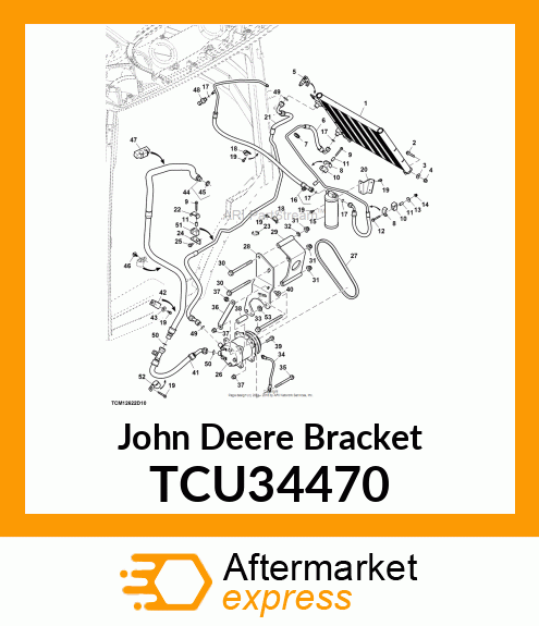 BRACKET, COMPRESSOR SUPPORT TCU34470