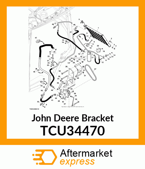 BRACKET, COMPRESSOR SUPPORT TCU34470