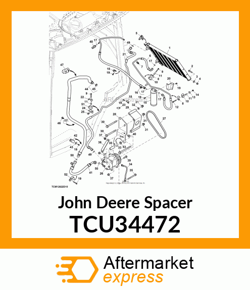 SPACER, COMPRESSOR TCU34472