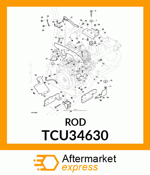 STRUT, ALTERNATOR TCU34630