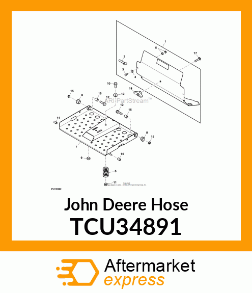 HOSE, PLATFORM BUMPER TCU34891