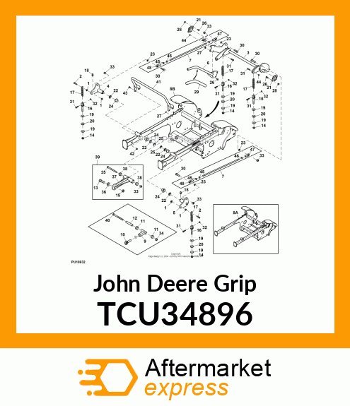 GRIP,DECK LIFT TCU34896