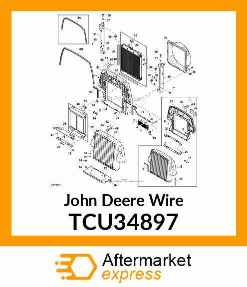 SUPPORT, WIRE TCU34897