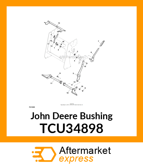 BUSHING,BRONZE FLANGED, 0.5IDX0.875 TCU34898