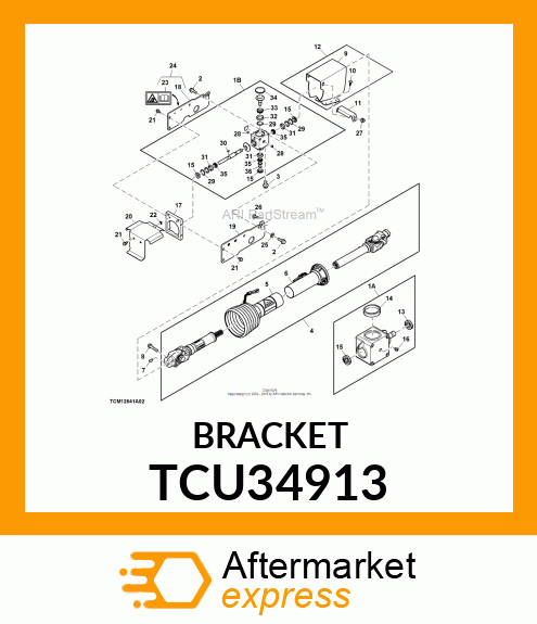 BRACKET TCU34913