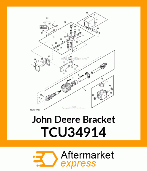 BRACKET, MCS PUMP MOUNT, 60SD RH TCU34914