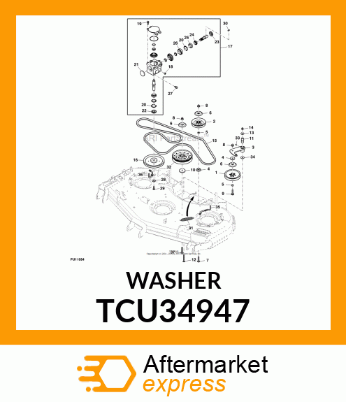 WASHER TCU34947