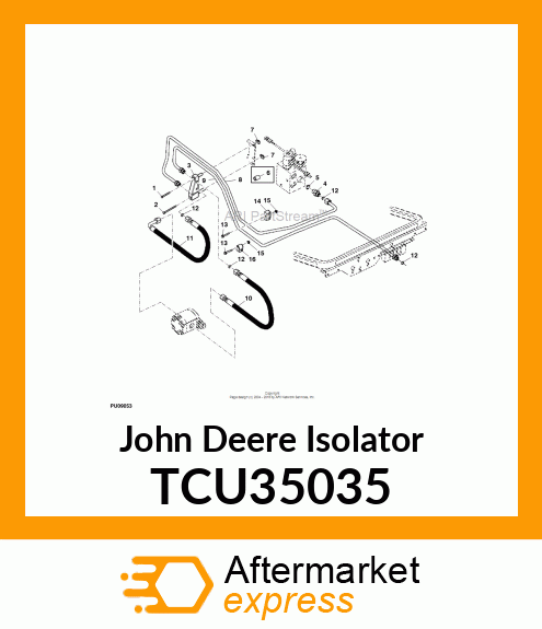 ISOLATOR, 3 LINE TCU35035