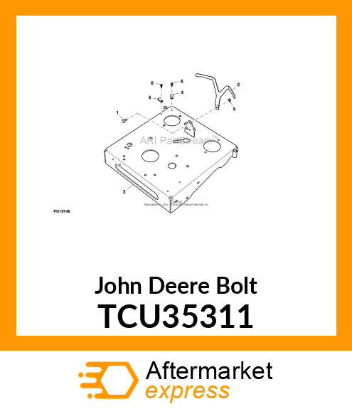 BOLT, SELF TAPPING 1/4 TCU35311