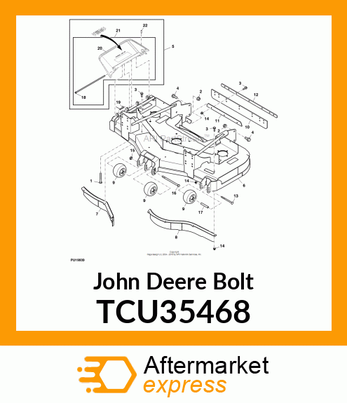 BOLT, HEX, 1/2 TCU35468