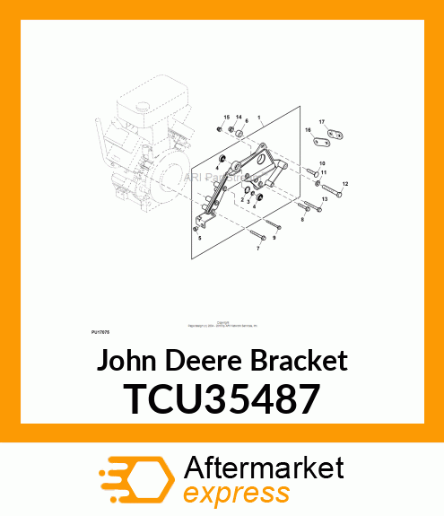 BRACKET / STRAP, Z TCU35487