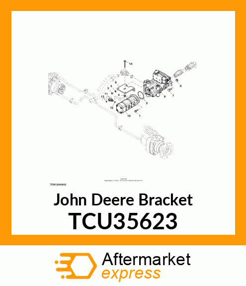 BRACKET, PUMP SUPPORT TCU35623