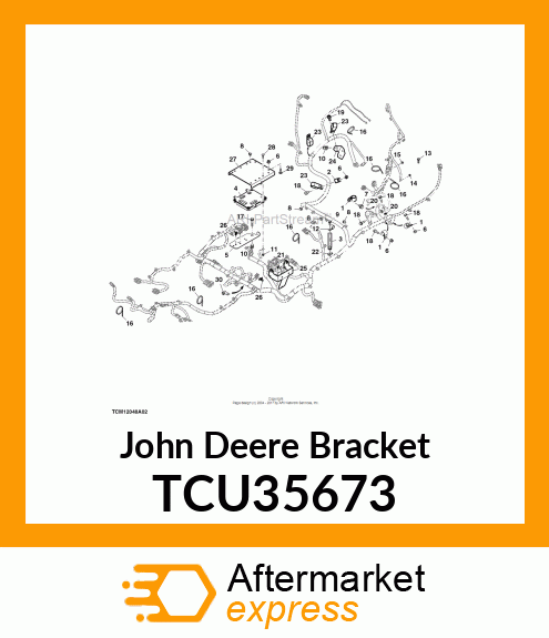 BRACKET, VCU MOUNTING, ULWFM TCU35673