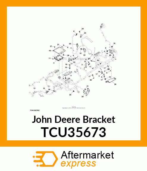 BRACKET, VCU MOUNTING, ULWFM TCU35673