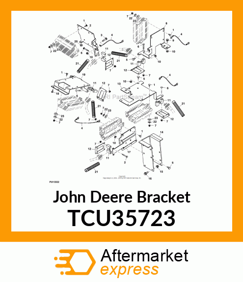 BRACKET, CONTROLLER TCU35723