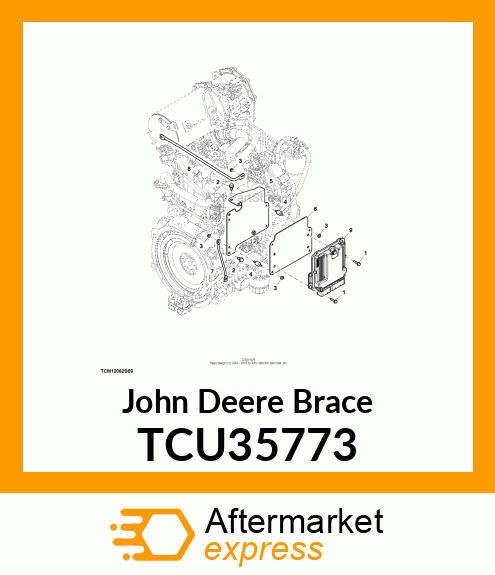 BRACE, ECU TCU35773