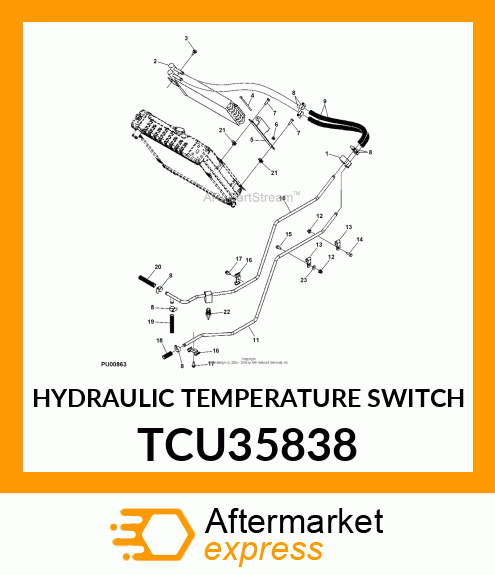 HYDRAULIC TEMPERATURE SWITCH TCU35838