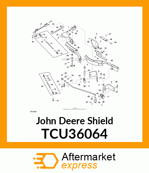 SHIELD, ACTUATOR TCU36064