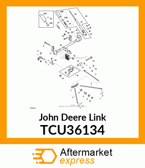 LINK, LATCH, HAND BRAKE TCU36134