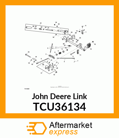 LINK, LATCH, HAND BRAKE TCU36134