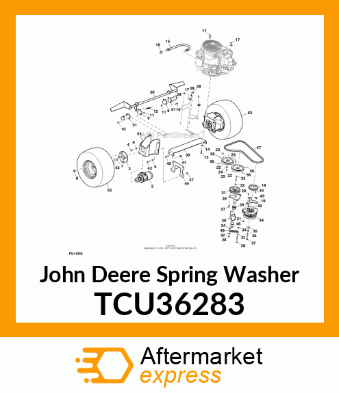 WASHER, 3/8" SPRING DISC TCU36283