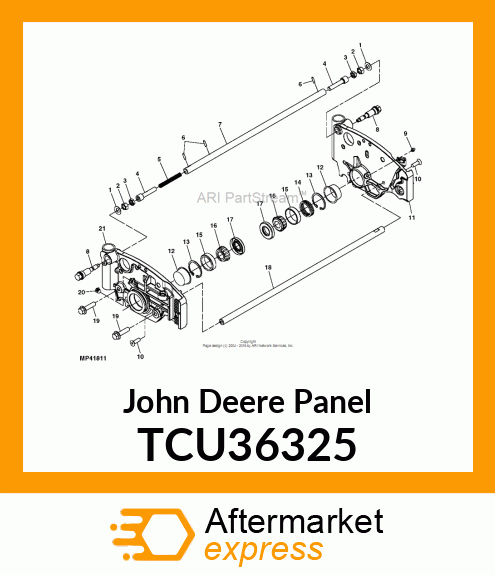 PANEL (VERTICUTTER, LH) TCU36325