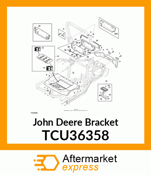 BRACKET, STEP TCU36358