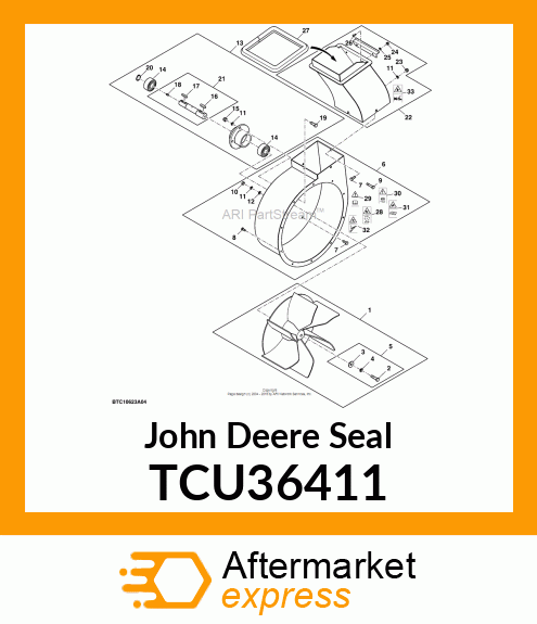 SEAL, RUBBER TCU36411