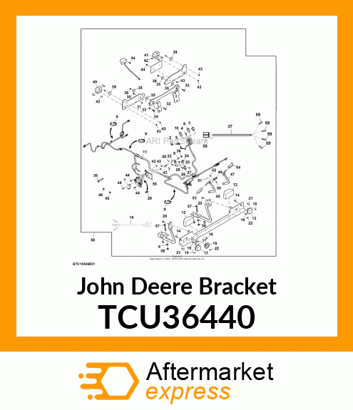 BRACKET, RELAY TCU36440