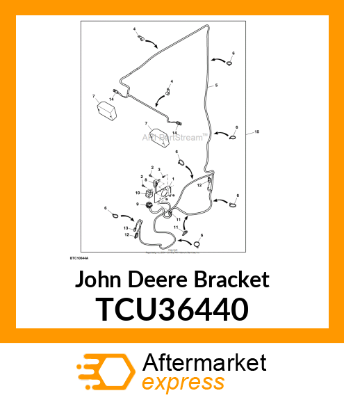 BRACKET, RELAY TCU36440