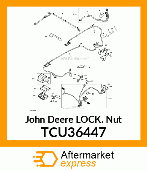 NUT, SPEED M5 TCU36447