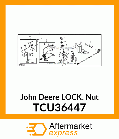 NUT, SPEED M5 TCU36447