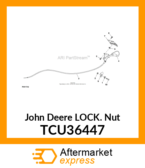 NUT, SPEED M5 TCU36447