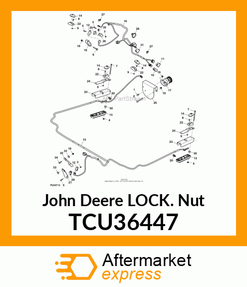 NUT, SPEED M5 TCU36447