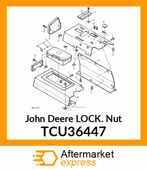 NUT, SPEED M5 TCU36447